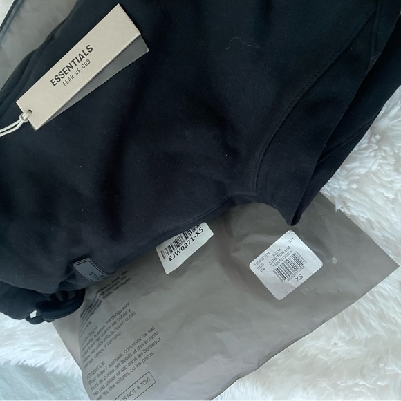 Fear of god essentials black jogger sweatpants size XS - Picture 4 of 4